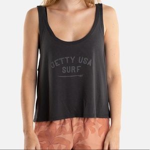Jetty Surf Tank USA Crop Top